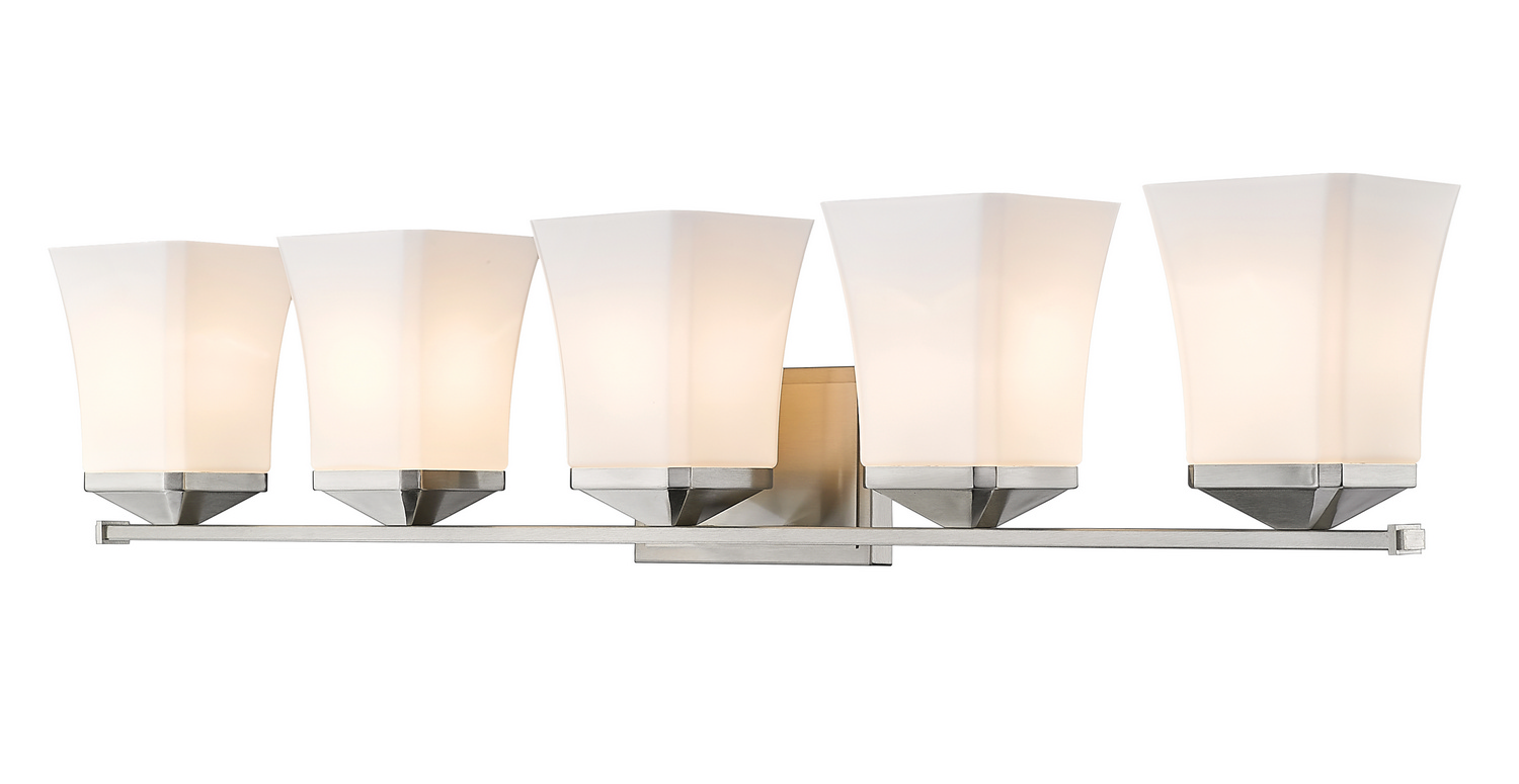 Five Light Vanity by Z-Lite - Darcy Collection, Brushed Nickel Finish - 1939-5V-BN