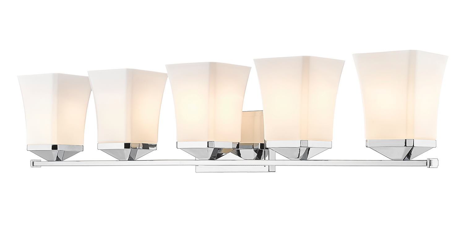 Five Light Vanity by Z-Lite - Darcy Collection, Chrome Finish - 1939-5V-CH