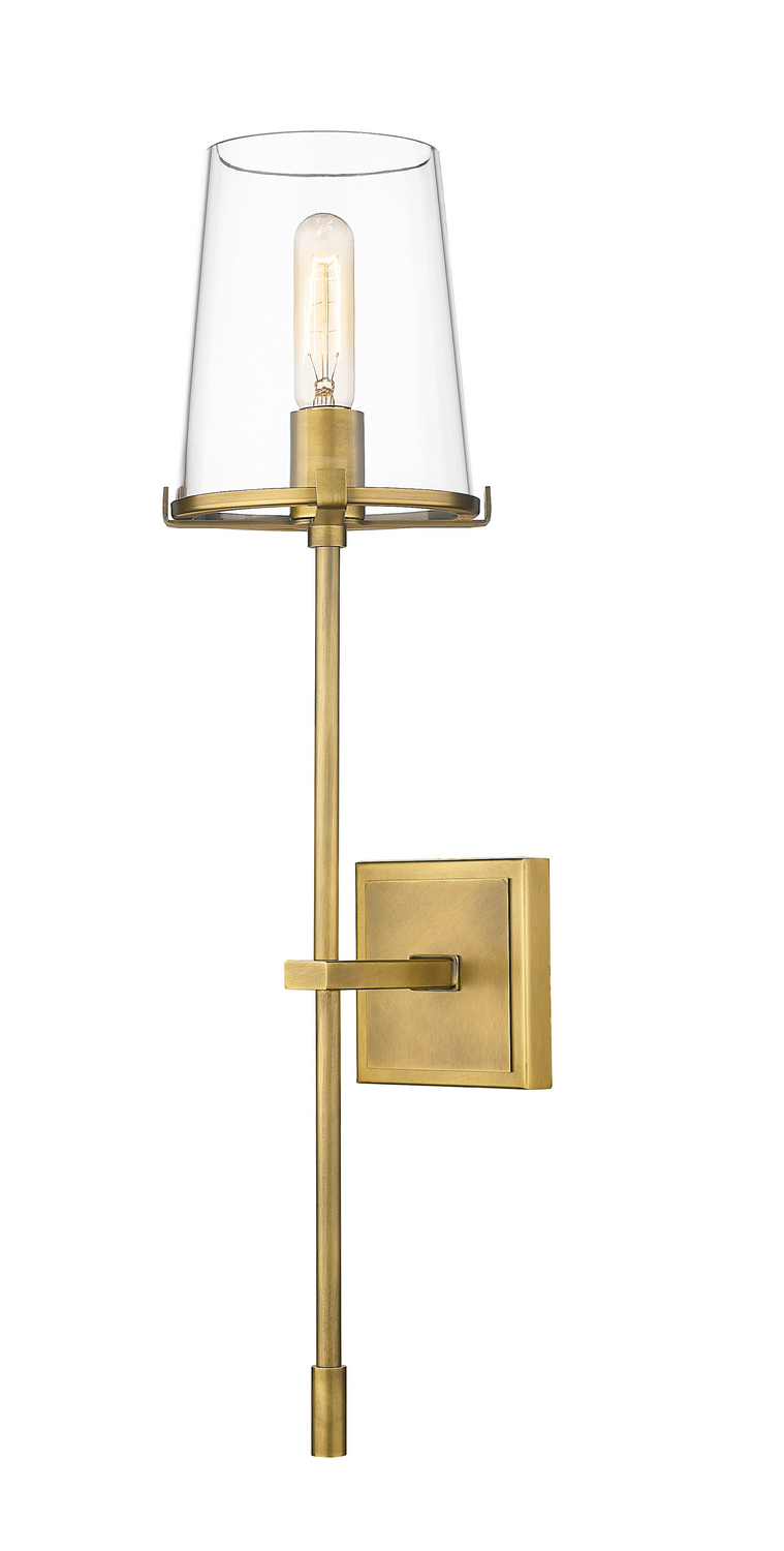 One Light Wall Sconce by Z-Lite - Callista Collection, Rubbed Brass Finish - 3032-1S-RB
