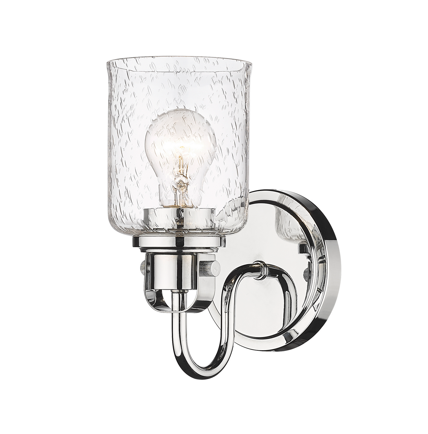 One Light Wall Sconce by Z-Lite - Kinsley Collection, Chrome Finish - 340-1S-CH