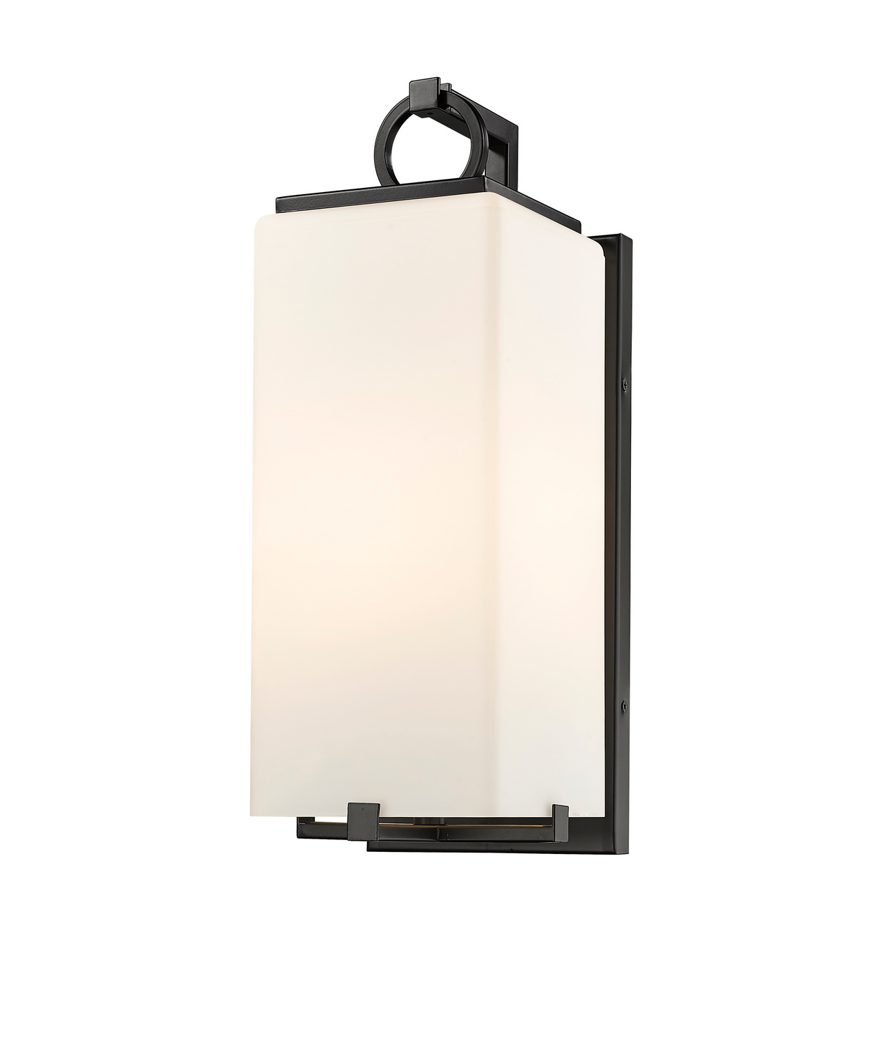 One Light Outdoor Wall Light by Z-Lite - Sana Collection, Black Finish - 593M-BK