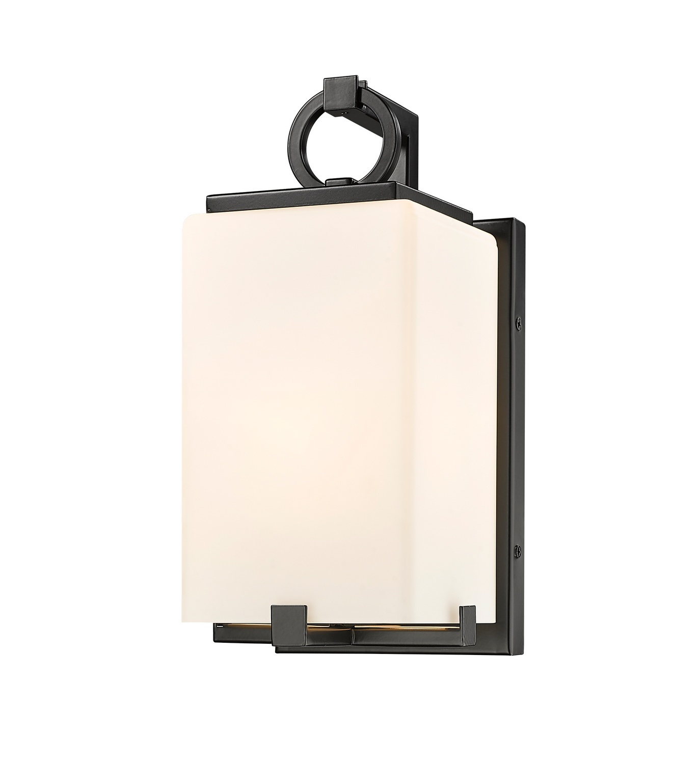 One Light Outdoor Wall Light by Z-Lite - Sana Collection, Black Finish - 593S-BK