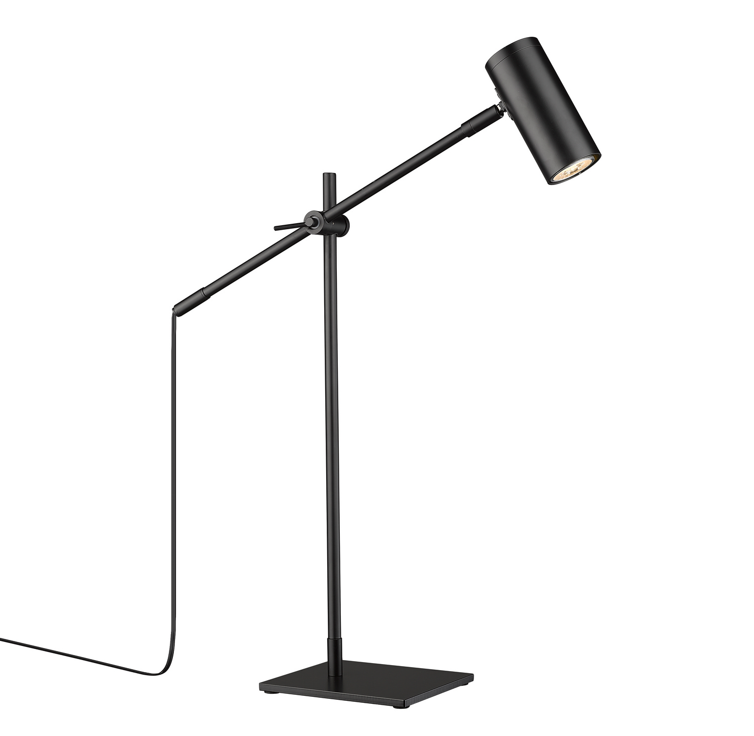 One Light Table Lamp by Z-Lite - Calumet Collection, Matte Black Finish - 814TL-MB