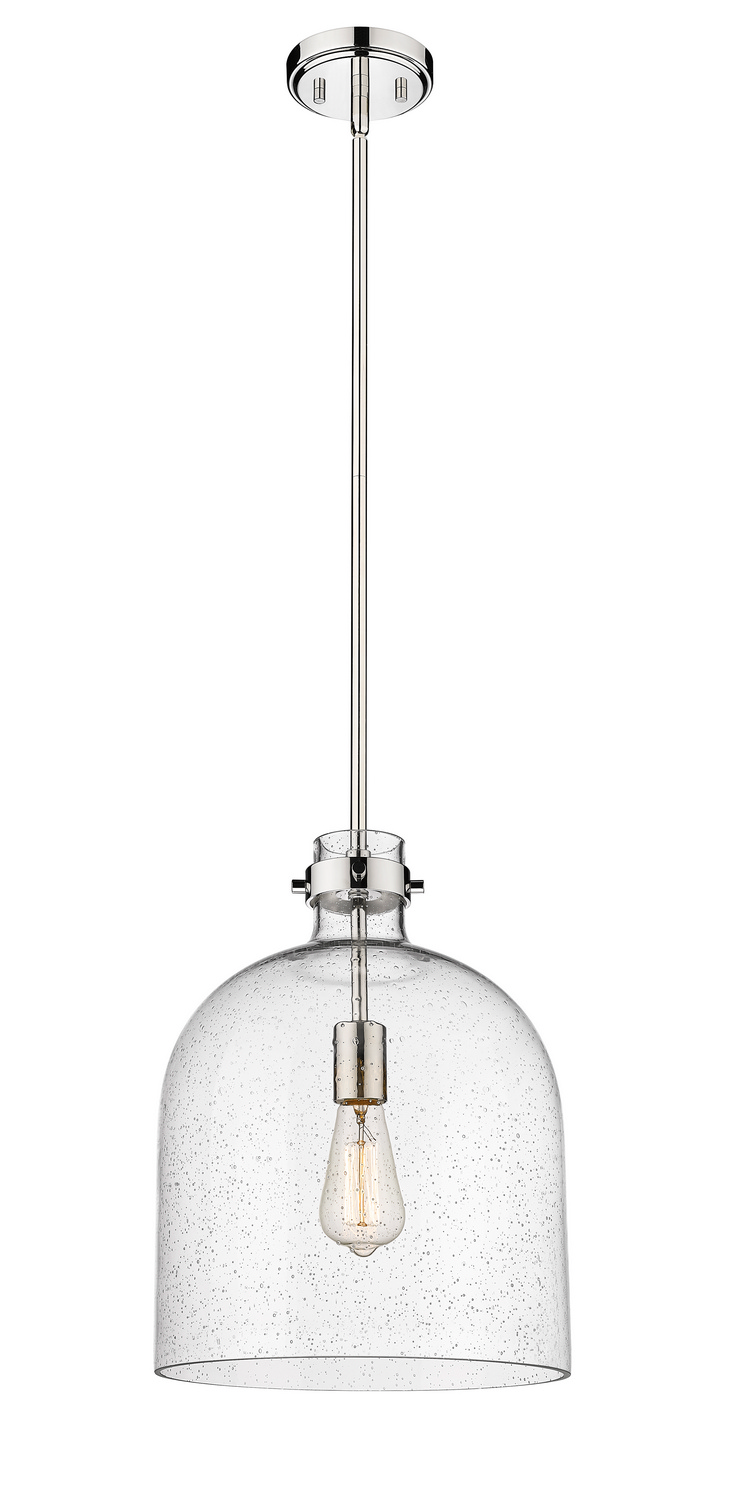 One Light Pendant by Z-Lite - Pearson Collection, Polished Nickel Finish - 817-12PN