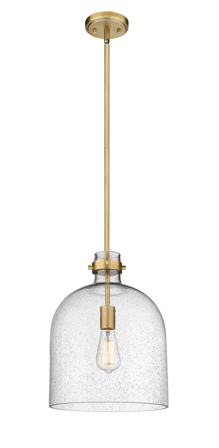 One Light Pendant by Z-Lite - Pearson Collection, Rubbed Brass Finish - 817-12RB