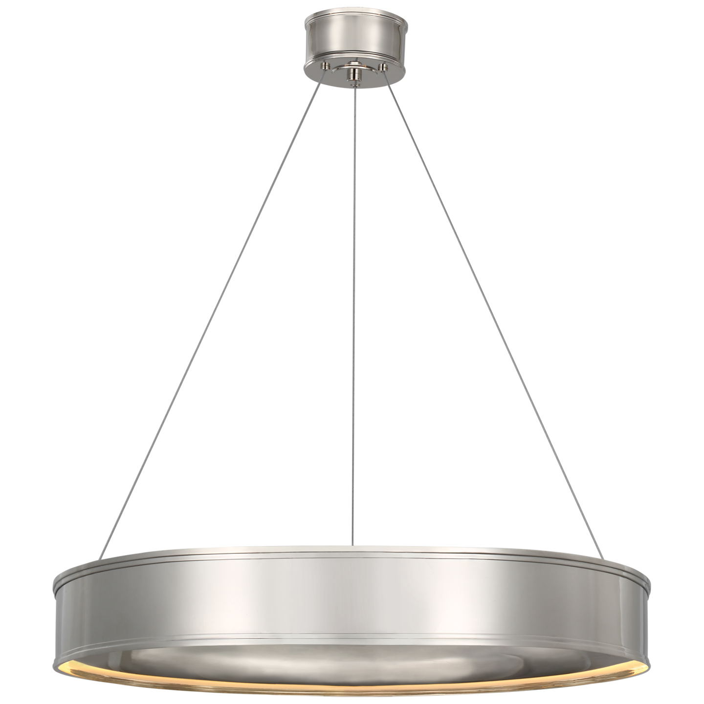 Visual Comfort Signature Connery LED Chandelier in Polished Nickel - CHC 1615PN