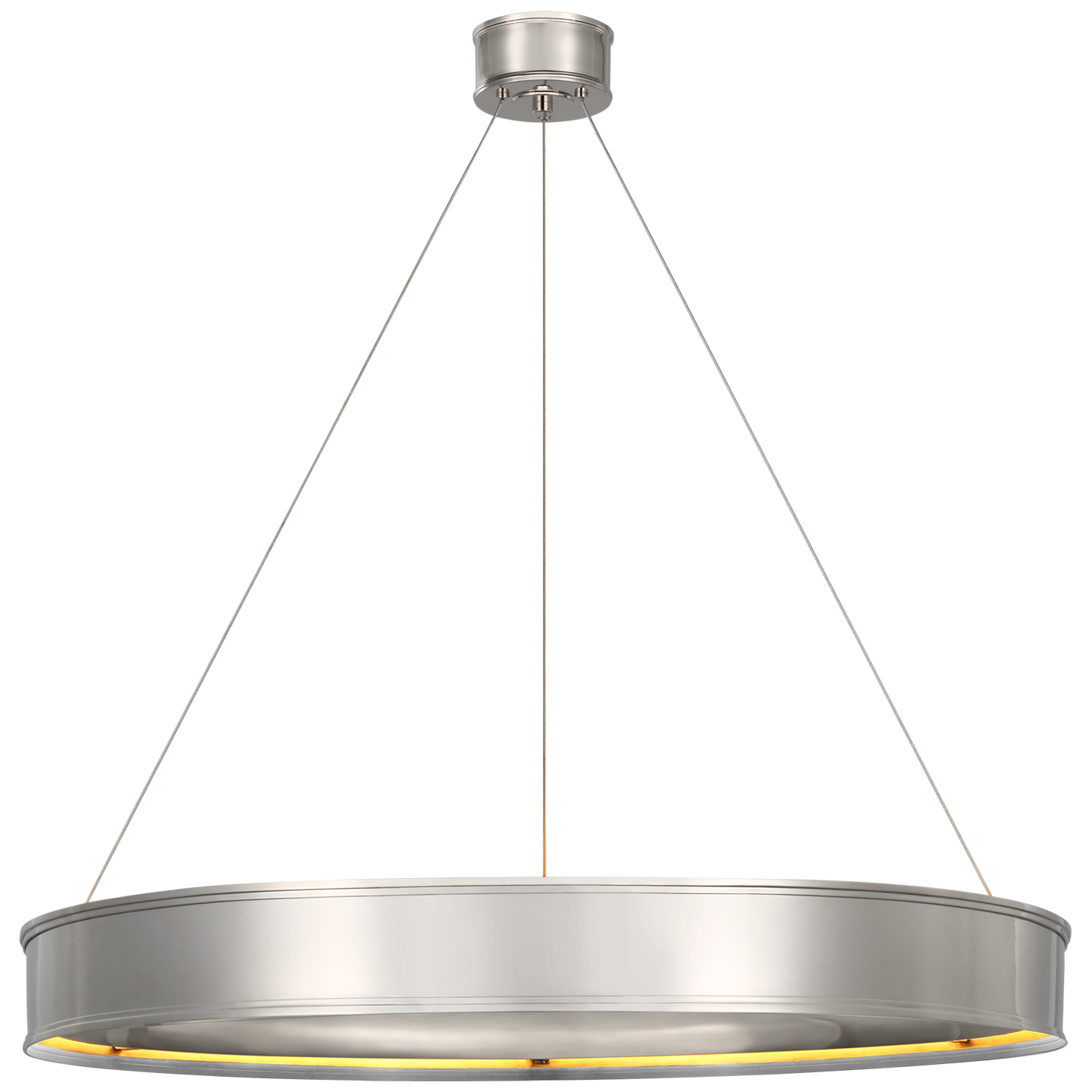 Visual Comfort Signature Connery LED Chandelier in Polished Nickel - CHC 1616PN