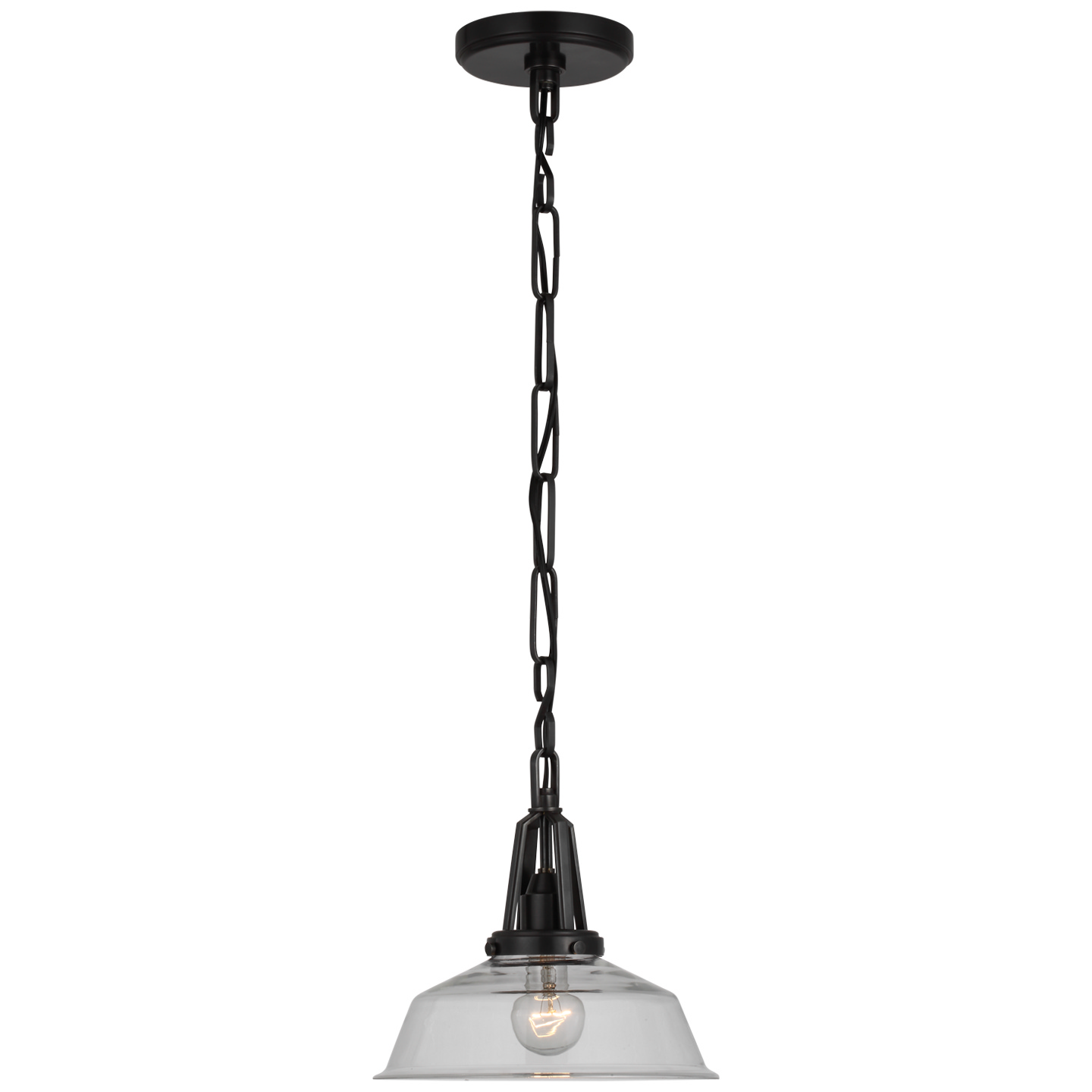 Visual Comfort Signature Layton LED Pendant in Bronze - CHC 5460BZ-CG