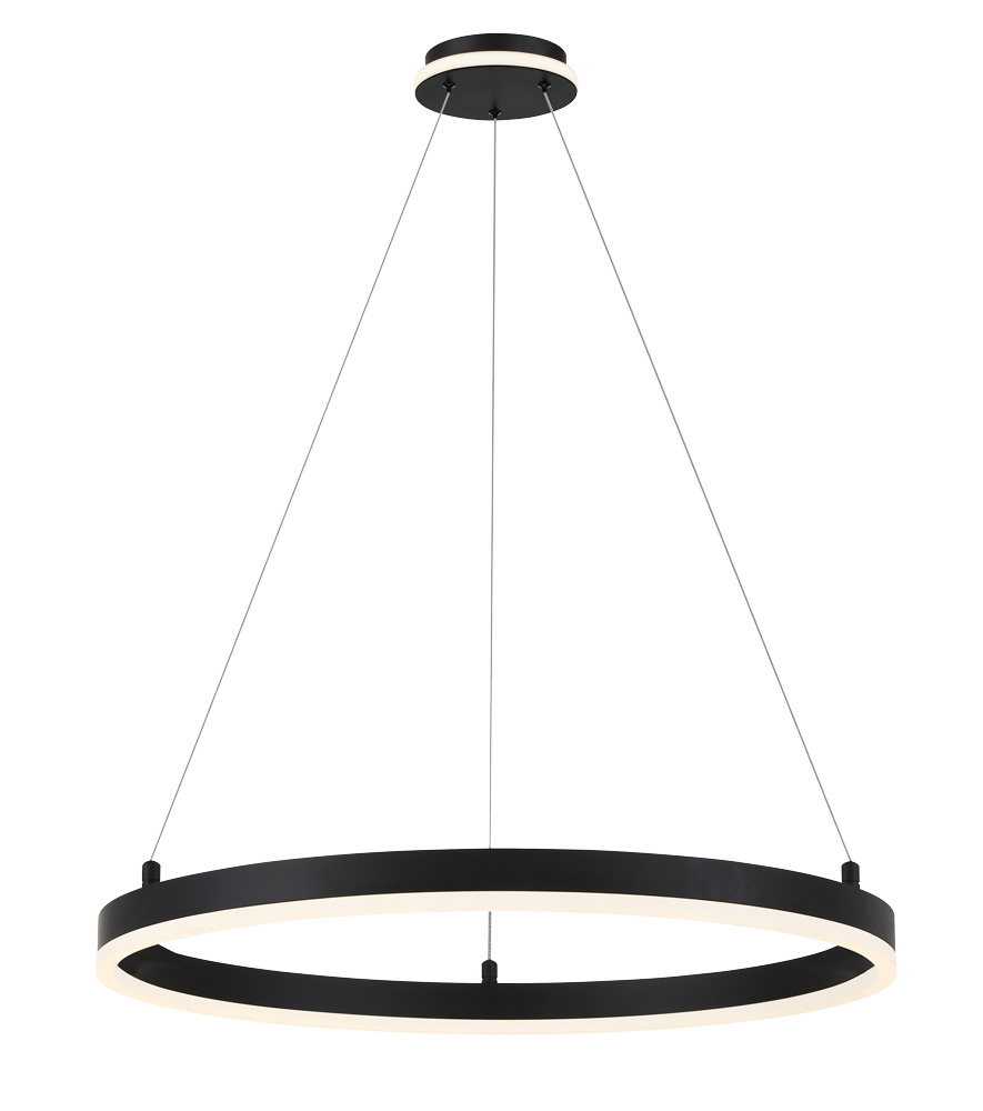 George Kovacs Recovery LED Pendant in Matte Black - P1912-66A-L