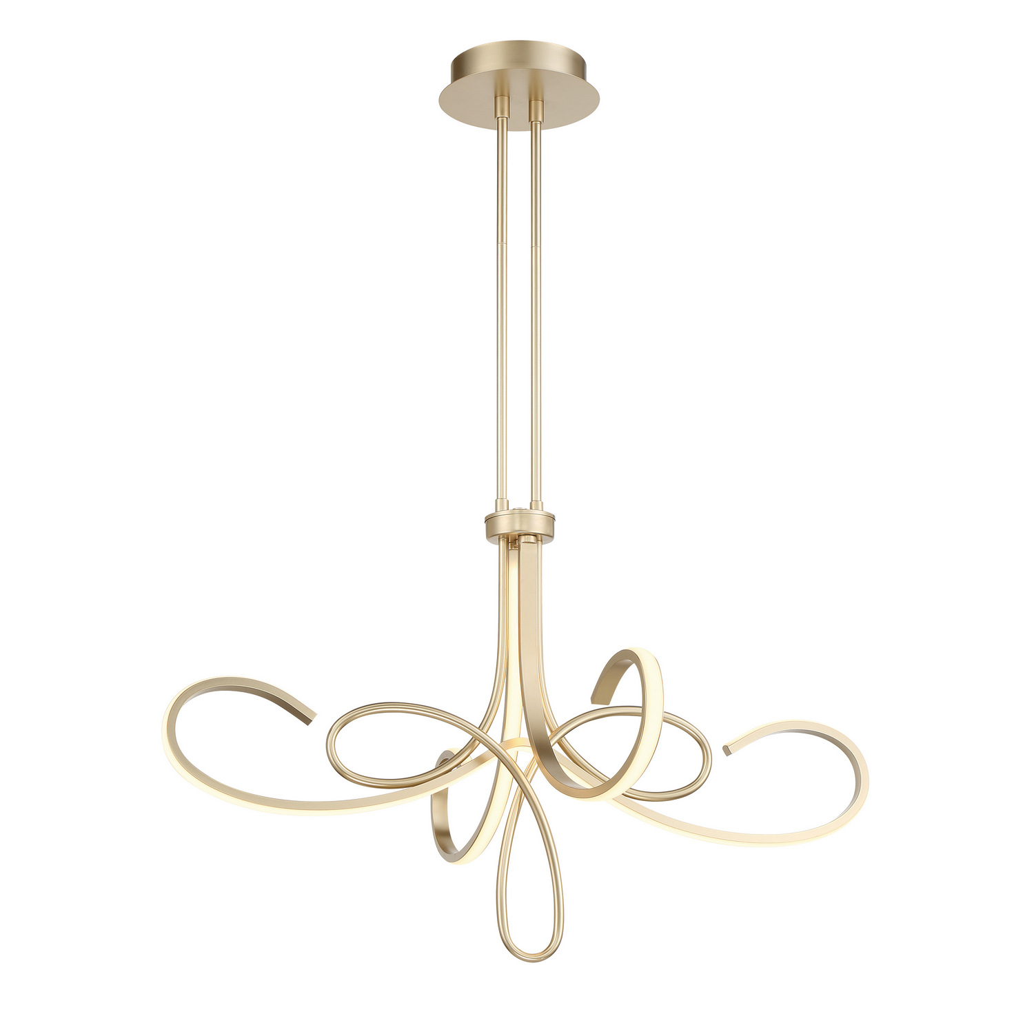 Lighting New York R-P5436-697-L George Kovacs Astor LED 32 inch Soft Gold Chandelier Ceiling Light P5436-697-L - Open Box