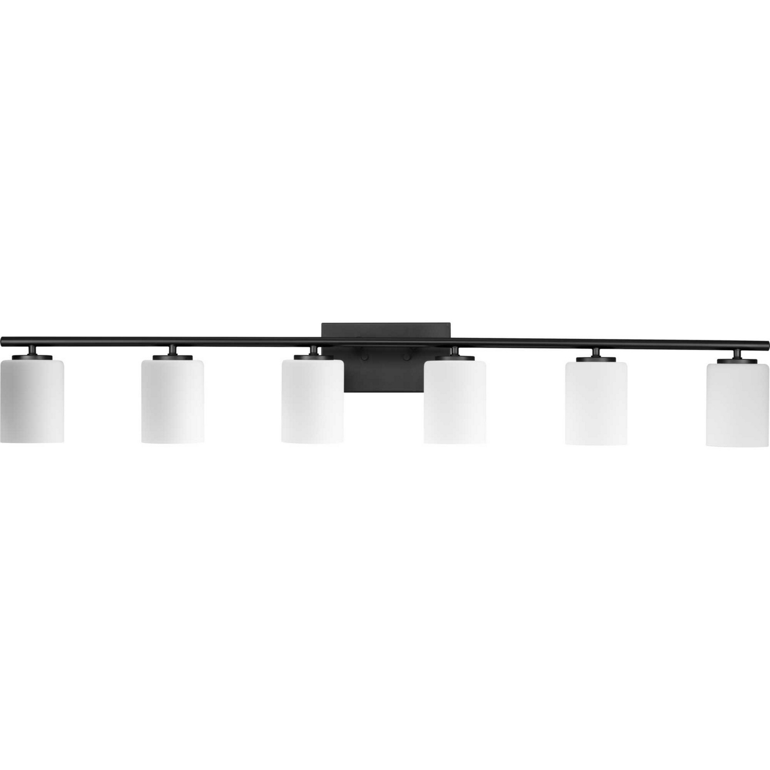 Progress Lighting Replay Six Light Bath Vanity in Textured Black - P300385-031