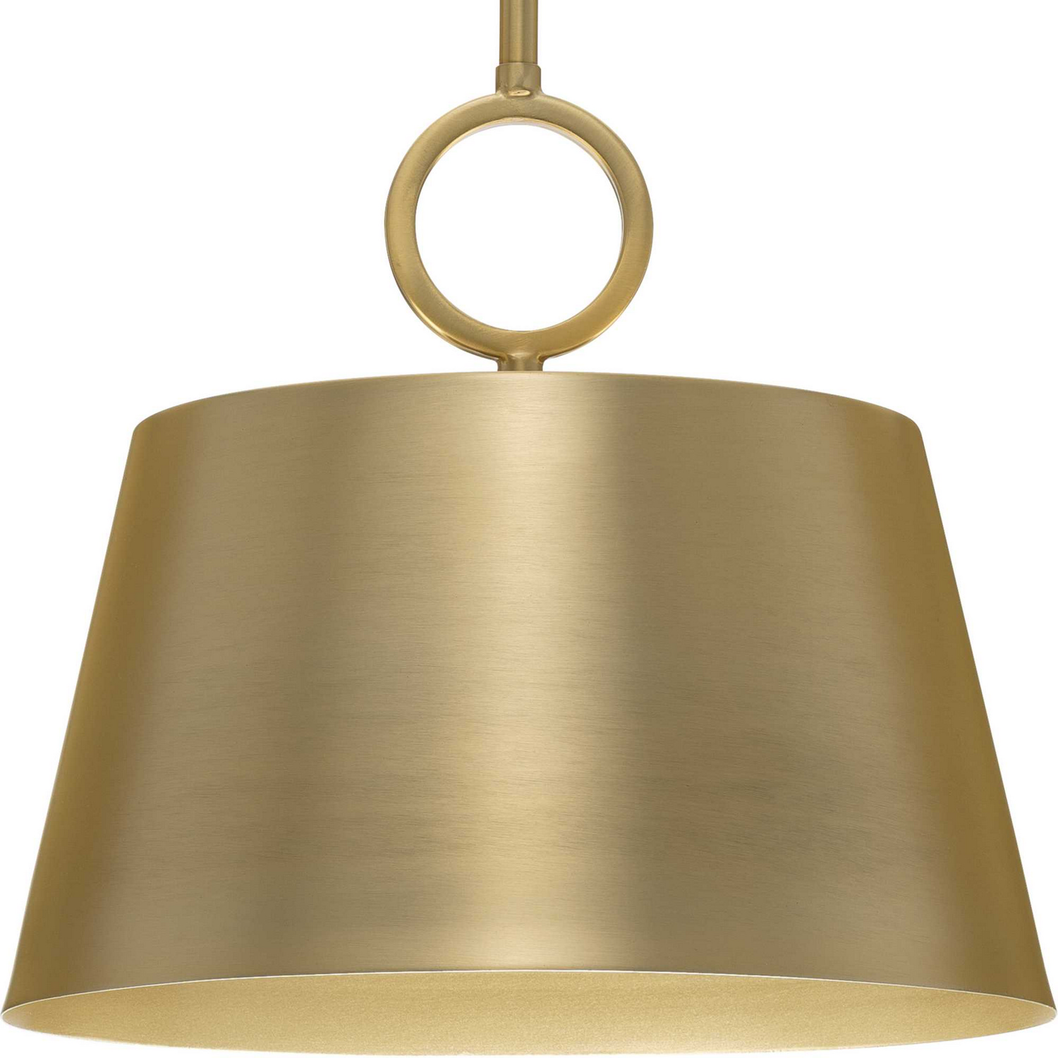 Brushed Bronze One Light Pendant from the Parkhurst Collection
