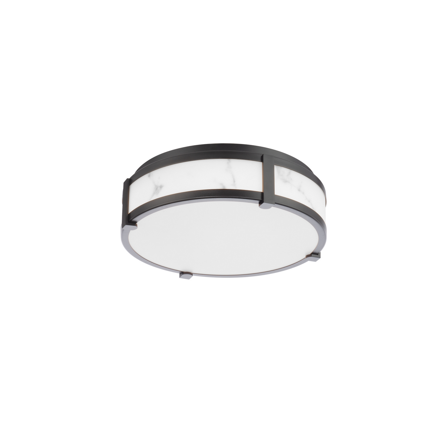 WAC FM-27214-BK BLACK FLUSH MOUNT 3000K