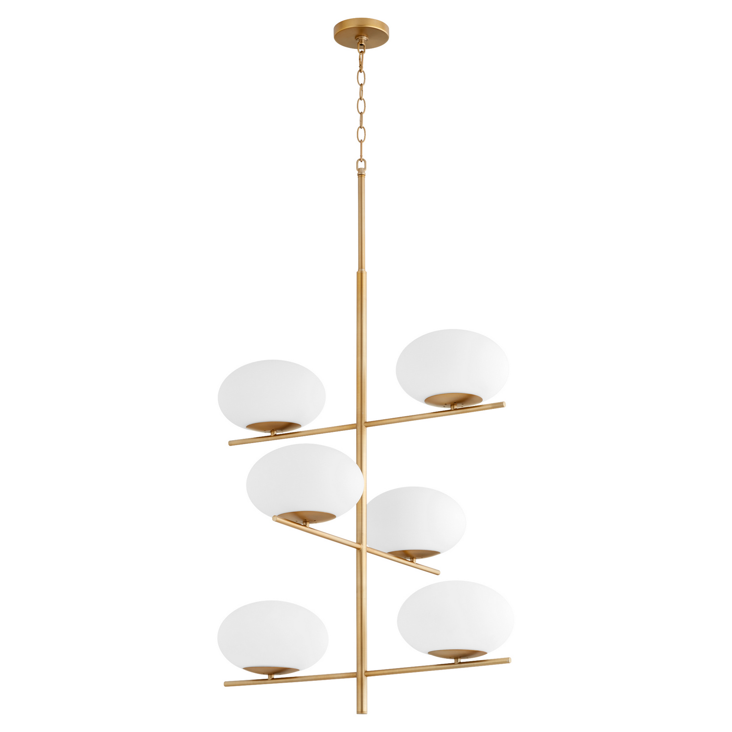 Aged Brass Chandeli…