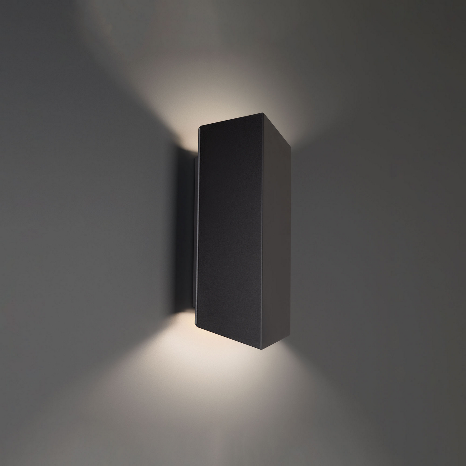 Photos - Chandelier / Lamp Summit WAC Lighting Black LED Outdoor Wall Sconce from the  Collection WS-W49214-40-BK 