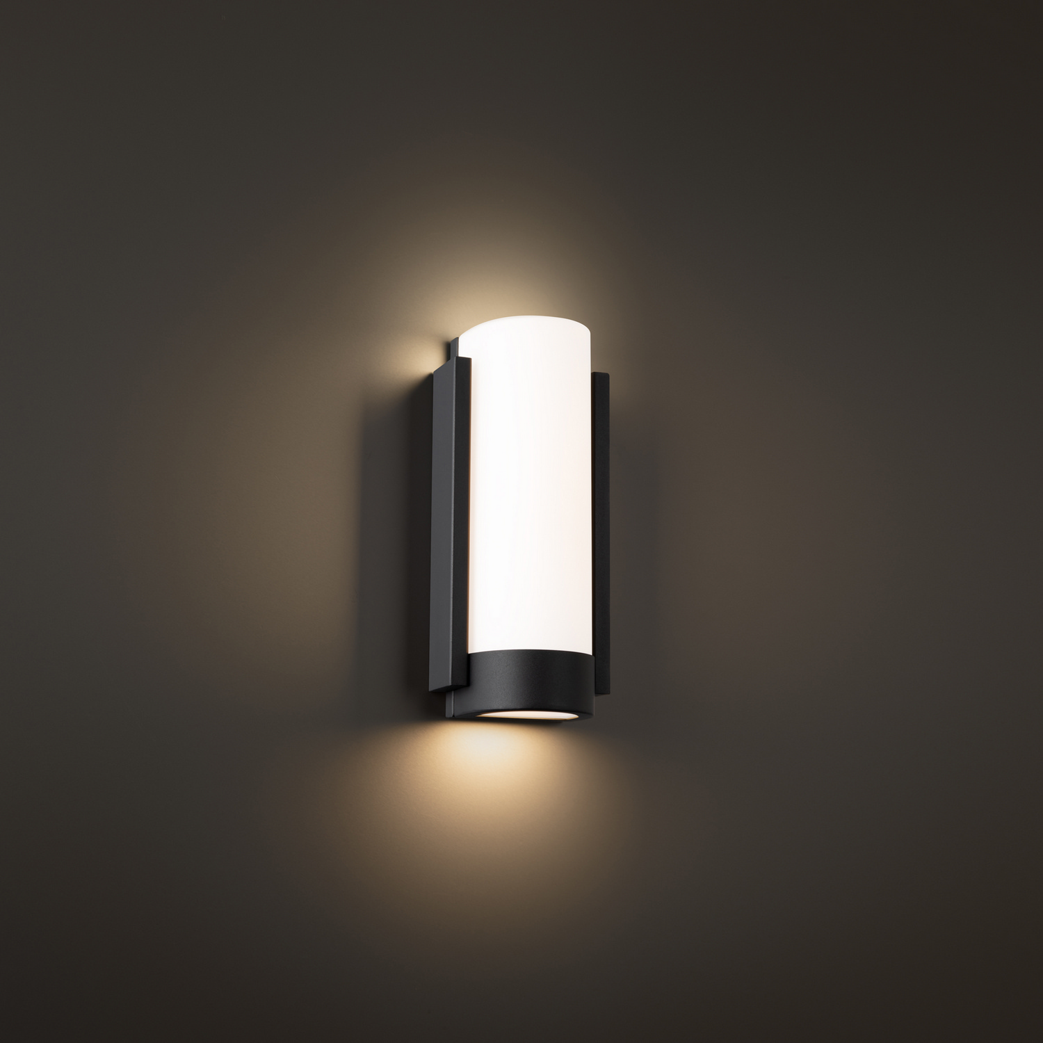 Photos - Chandelier / Lamp Blake WAC Lighting Black LED Wall Sconce from the  Collection WS-85212-27-BK 