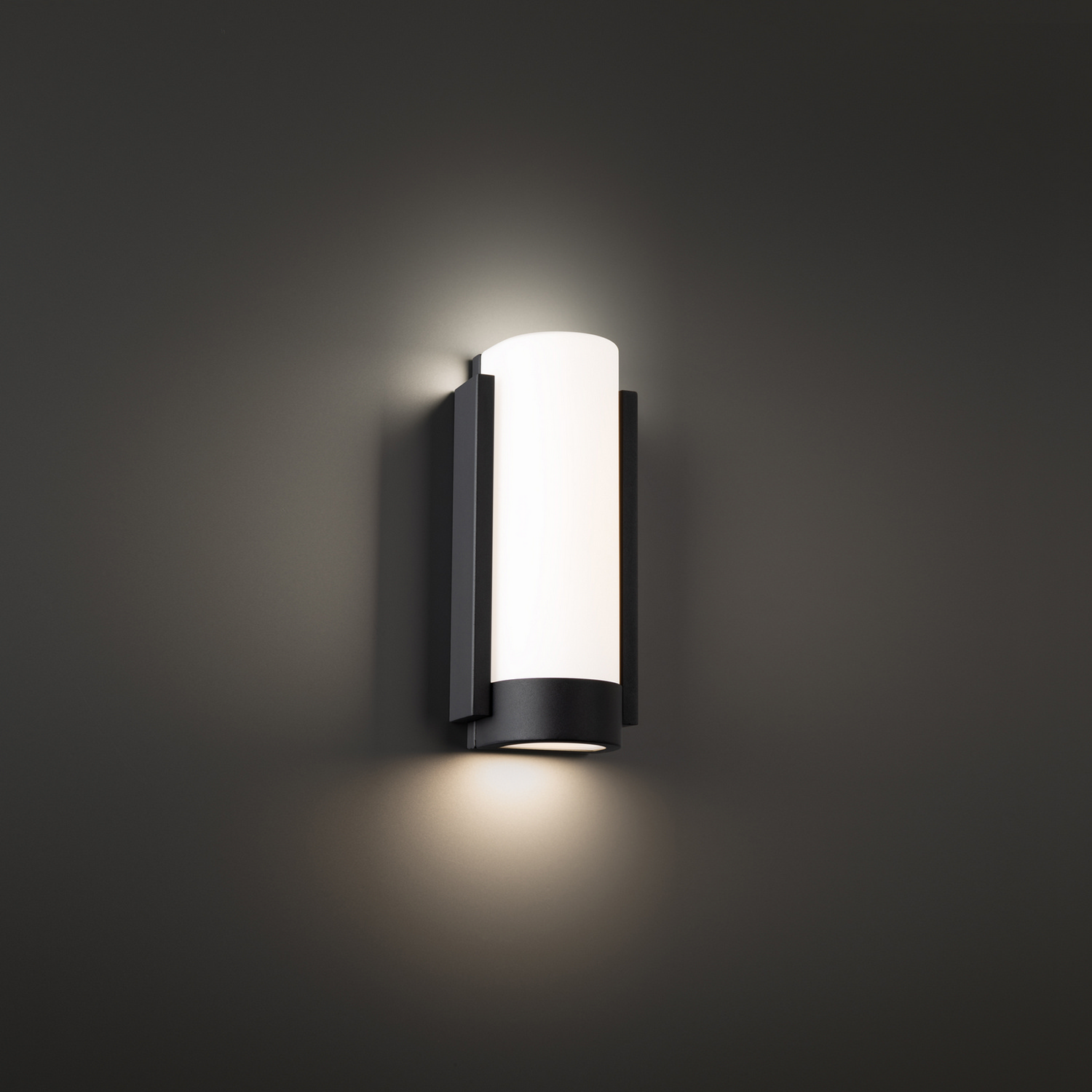 Photos - Chandelier / Lamp Blake WAC Lighting Black LED Wall Sconce from the  Collection WS-85212-30-BK 