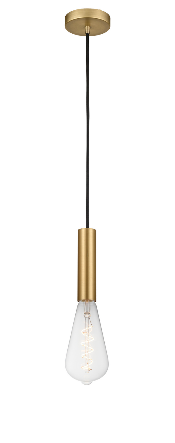 LED Mini Pendant by Innovations - Auralume Collection, Satin Gold Finish - 198-1P-SG-BB95LED