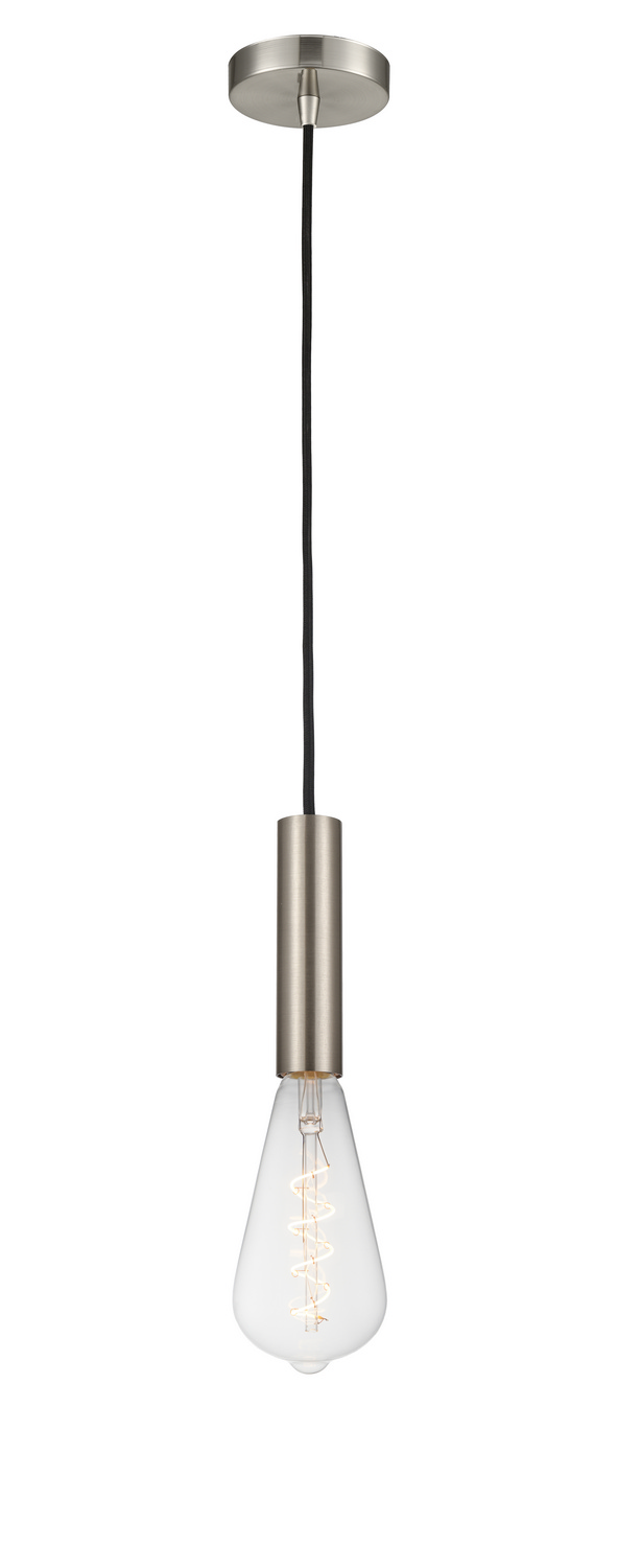 LED Mini Pendant by Innovations - Auralume Collection, Brushed Satin Nickel Finish - 198-1P-SN-BB95LED