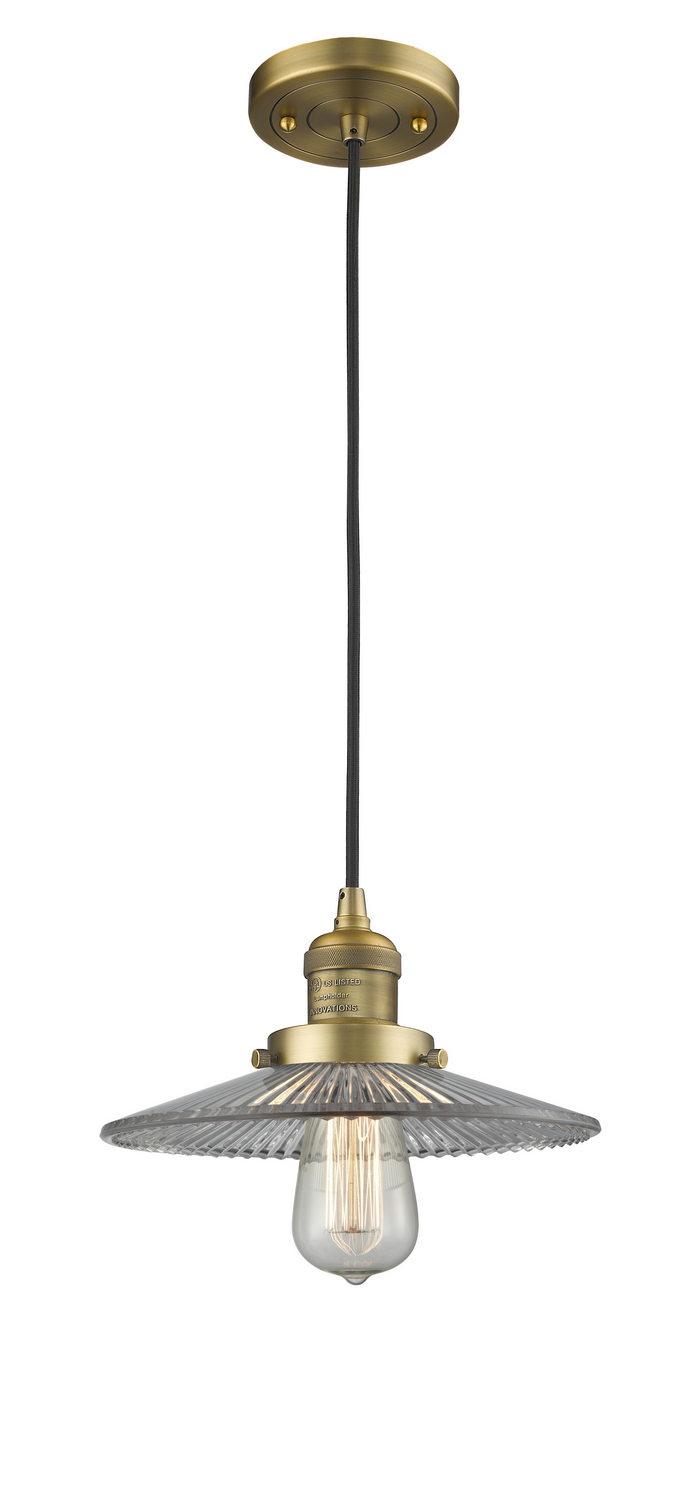 LED Mini Pendant by Innovations - Franklin Restoration Collection, Brushed Brass Finish - 201C-BB-G2-LED