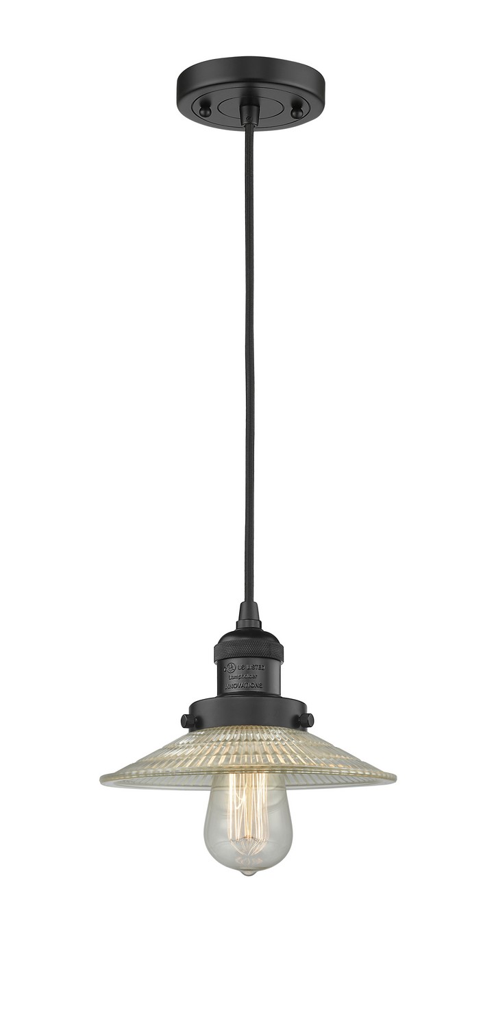 LED Mini Pendant by Innovations - Franklin Restoration Collection, Matte Black Finish - 201C-BK-G2-LED