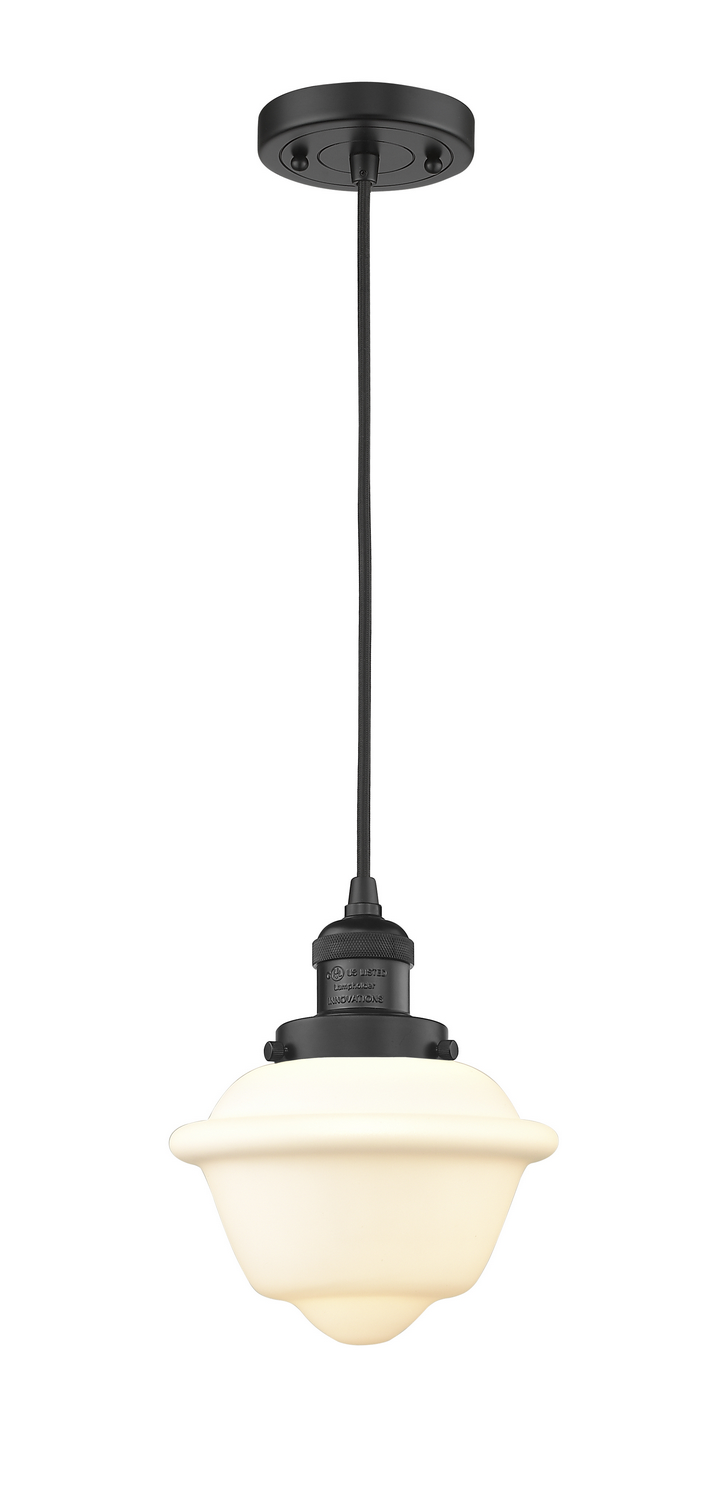 LED Mini Pendant by Innovations - Franklin Restoration Collection, Matte Black Finish - 201C-BK-G531-LED