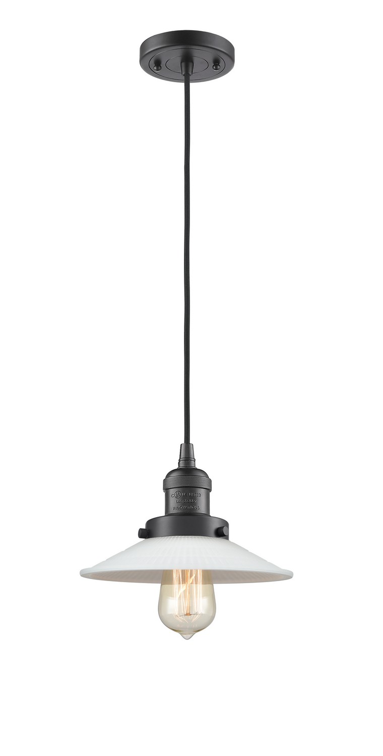LED Mini Pendant by Innovations - Franklin Restoration Collection, Oil Rubbed Bronze Finish - 201C-OB-G1-LED