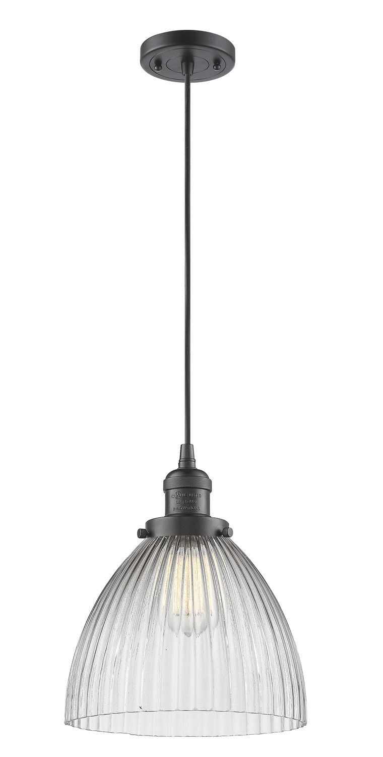 LED Mini Pendant by Innovations - Franklin Restoration Collection, Oil Rubbed Bronze Finish - 201C-OB-G222-LED