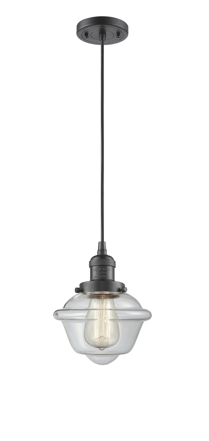 LED Mini Pendant by Innovations - Franklin Restoration Collection, Oil Rubbed Bronze Finish - 201C-OB-G532-LED