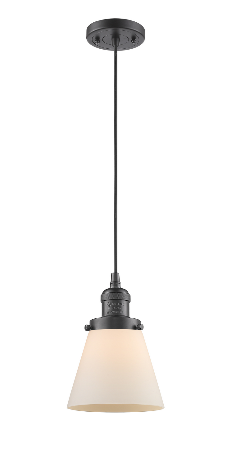 LED Mini Pendant by Innovations - Franklin Restoration Collection, Oil Rubbed Bronze Finish - 201C-OB-G61-LED