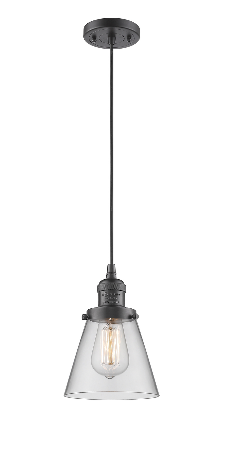LED Mini Pendant by Innovations - Franklin Restoration Collection, Oil Rubbed Bronze Finish - 201C-OB-G62-LED