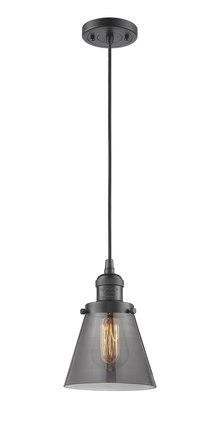 LED Mini Pendant by Innovations - Franklin Restoration Collection, Oil Rubbed Bronze Finish - 201C-OB-G63-LED