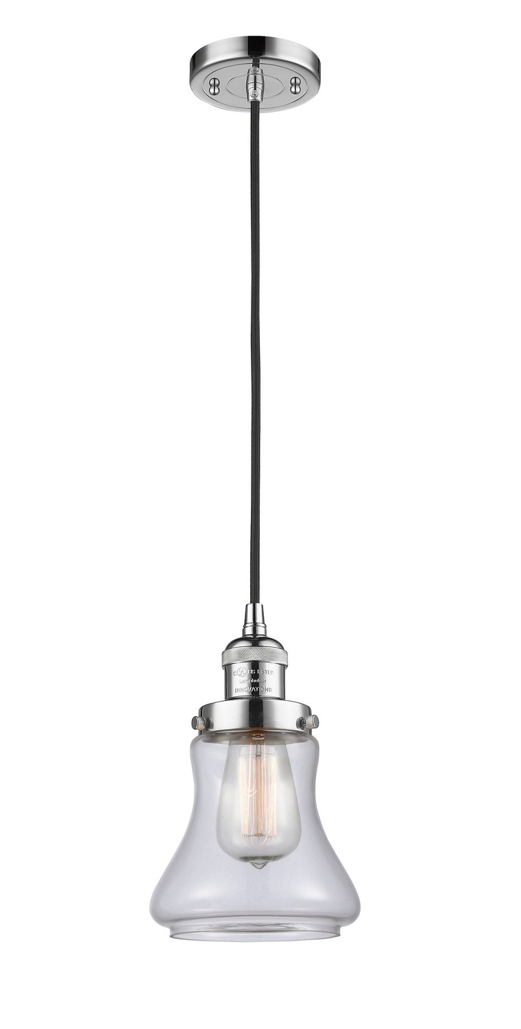LED Mini Pendant by Innovations - Franklin Restoration Collection, Polished Chrome Finish - 201C-PC-G192-LED
