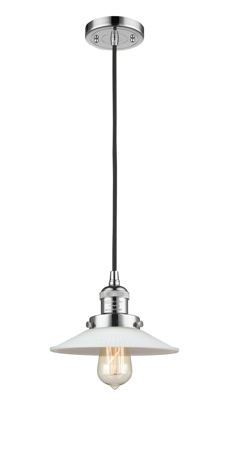 LED Mini Pendant by Innovations - Franklin Restoration Collection, Polished Chrome Finish - 201C-PC-G1-LED