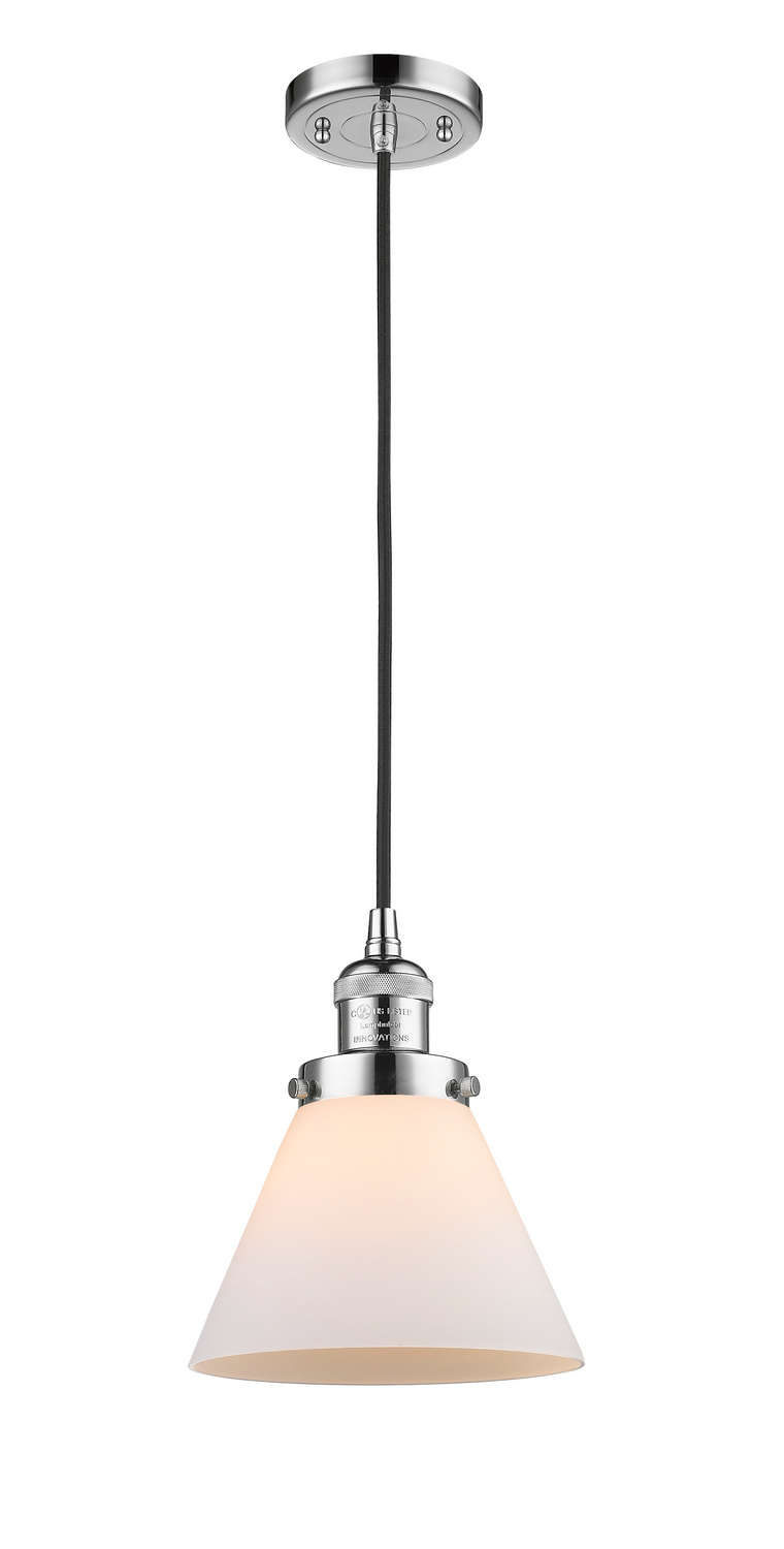 One Light Mini Pendant by Innovations - Franklin Restoration Collection, Polished Chrome Finish - 201C-PC-G41