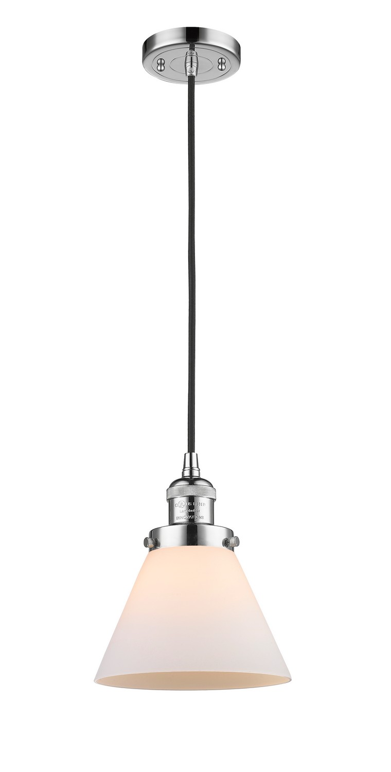 LED Mini Pendant by Innovations - Franklin Restoration Collection, Polished Chrome Finish - 201C-PC-G41-LED