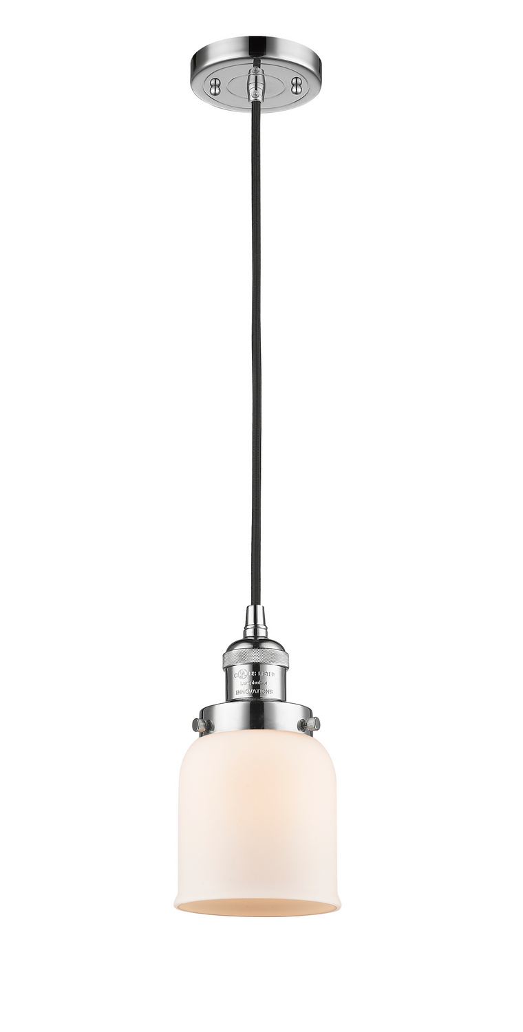 One Light Mini Pendant by Innovations - Franklin Restoration Collection, Polished Chrome Finish - 201C-PC-G51