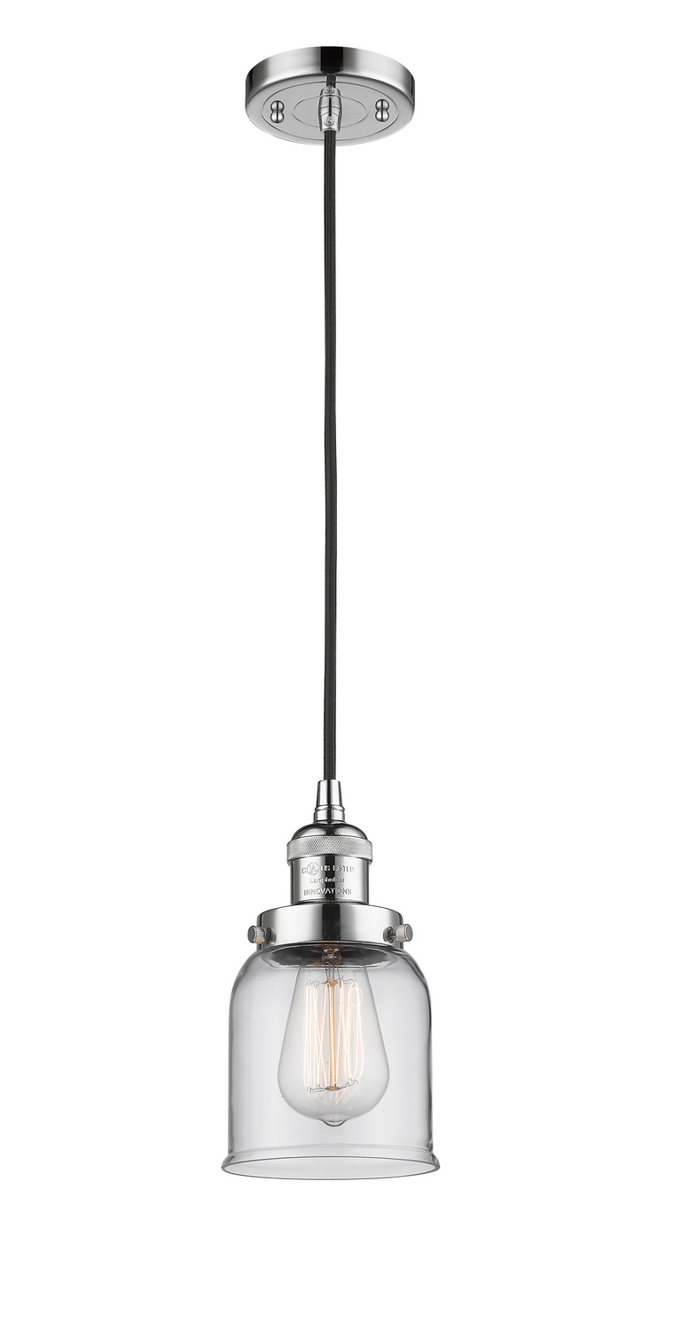 One Light Mini Pendant by Innovations - Franklin Restoration Collection, Polished Chrome Finish - 201C-PC-G52