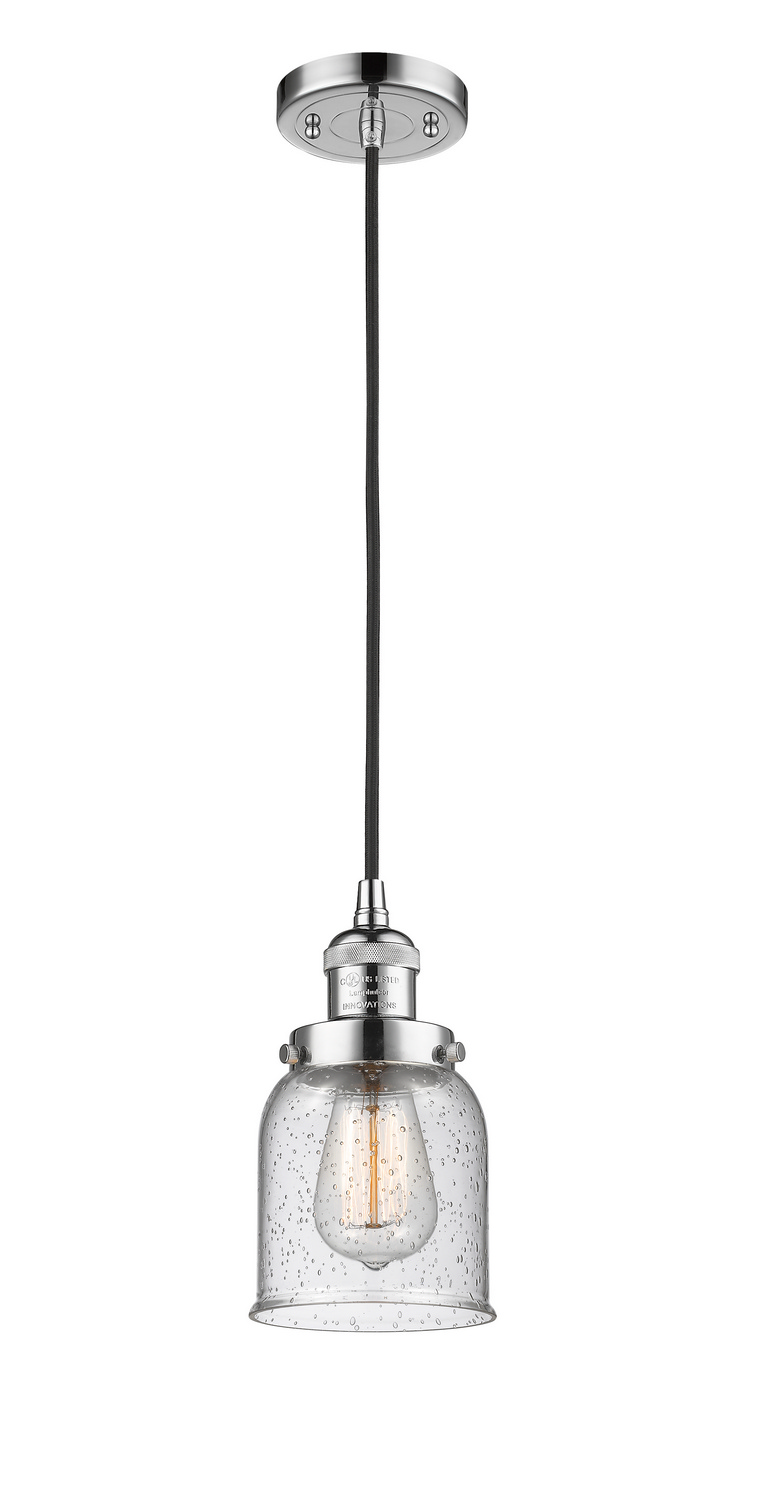 One Light Mini Pendant by Innovations - Franklin Restoration Collection, Polished Chrome Finish - 201C-PC-G54