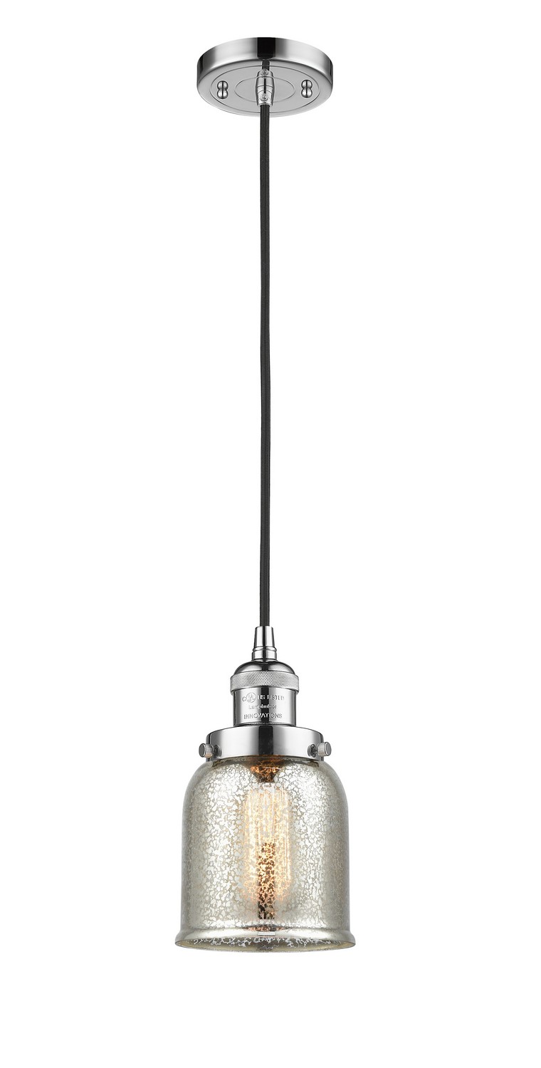 LED Mini Pendant by Innovations - Franklin Restoration Collection, Polished Chrome Finish - 201C-PC-G58-LED