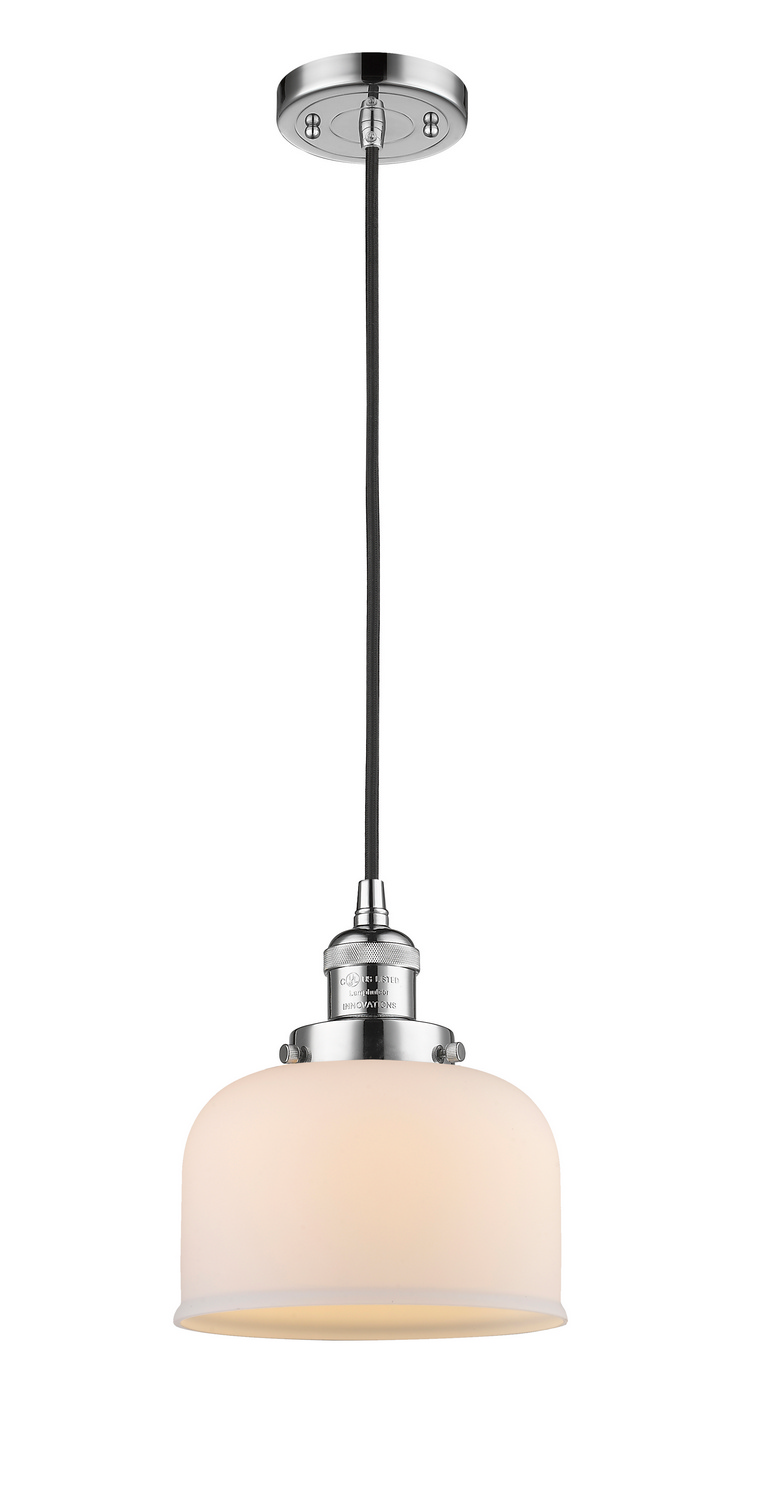 One Light Mini Pendant by Innovations - Franklin Restoration Collection, Polished Chrome Finish - 201C-PC-G71