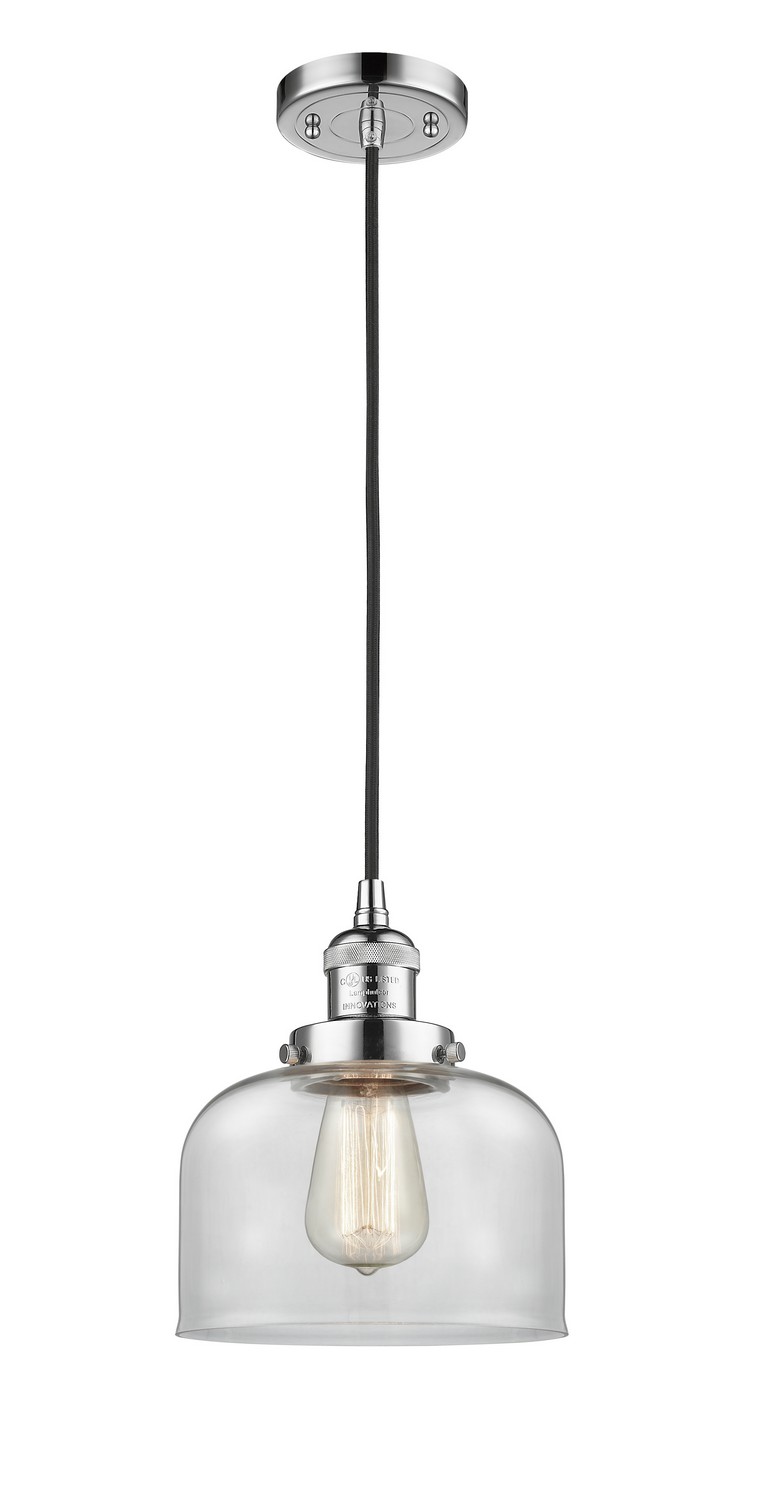 LED Mini Pendant by Innovations - Franklin Restoration Collection, Polished Chrome Finish - 201C-PC-G72-LED