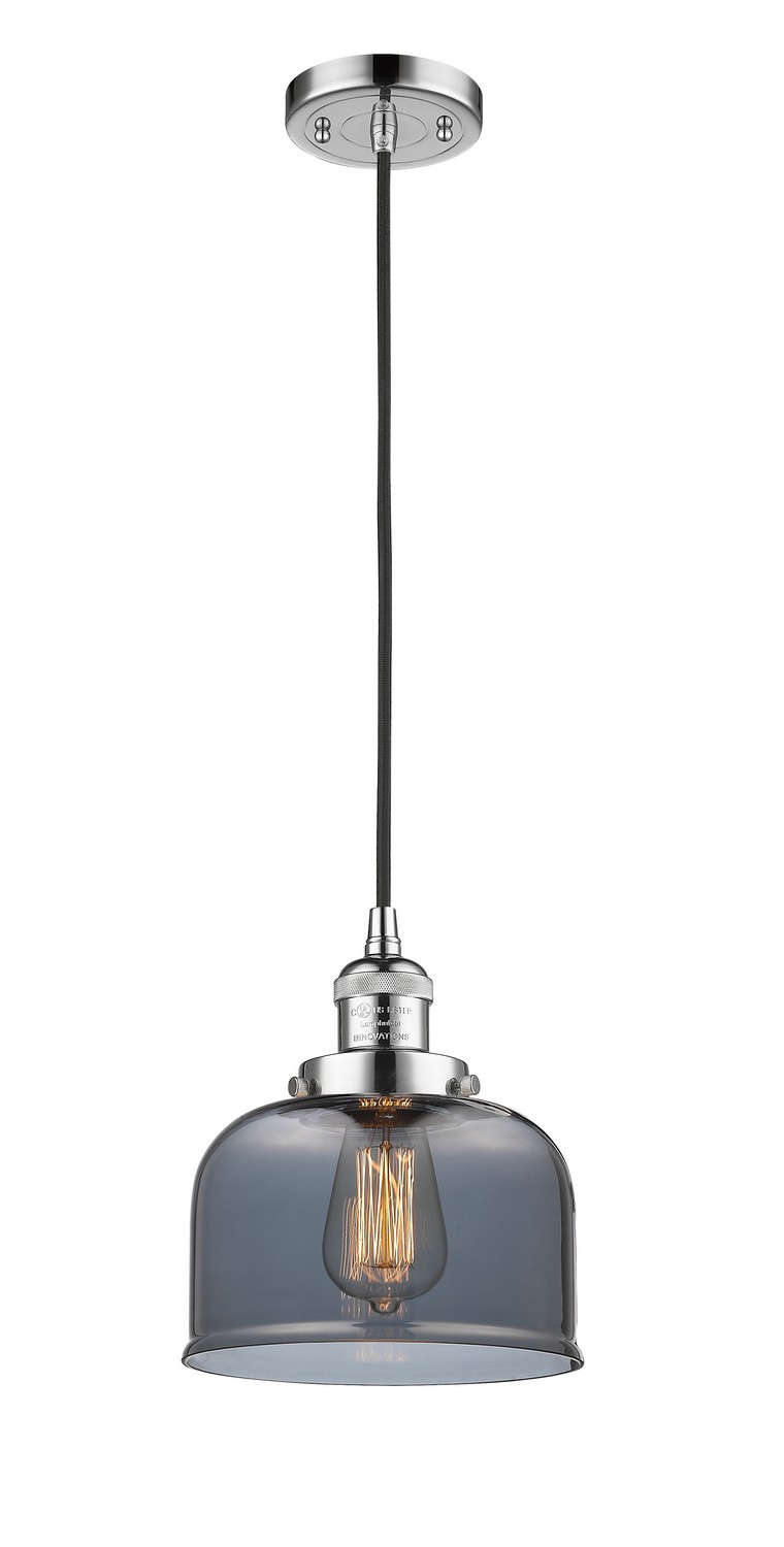 LED Mini Pendant by Innovations - Franklin Restoration Collection, Polished Chrome Finish - 201C-PC-G73-LED