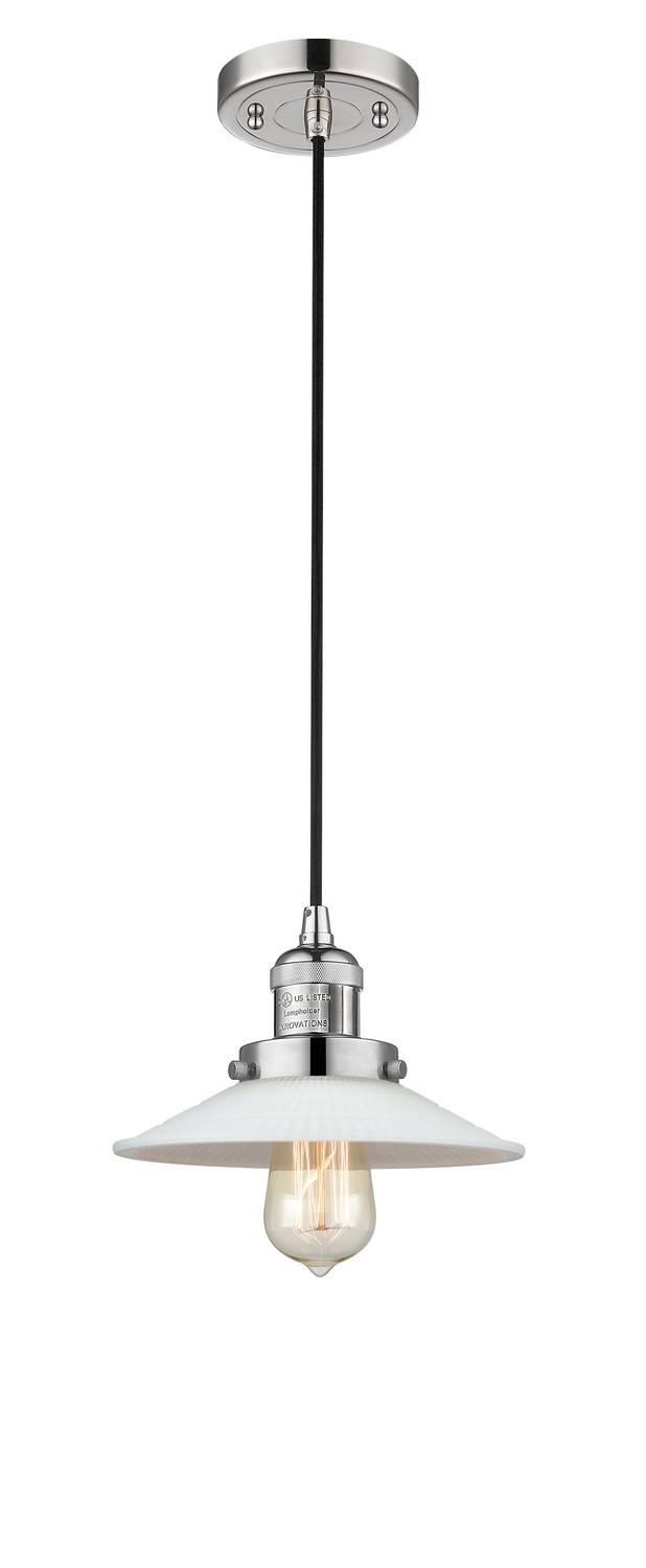 LED Mini Pendant by Innovations - Franklin Restoration Collection, Polished Nickel Finish - 201C-PN-G1-LED