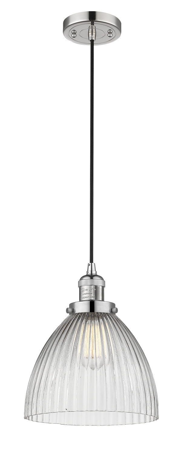 LED Mini Pendant by Innovations - Franklin Restoration Collection, Polished Nickel Finish - 201C-PN-G222-LED