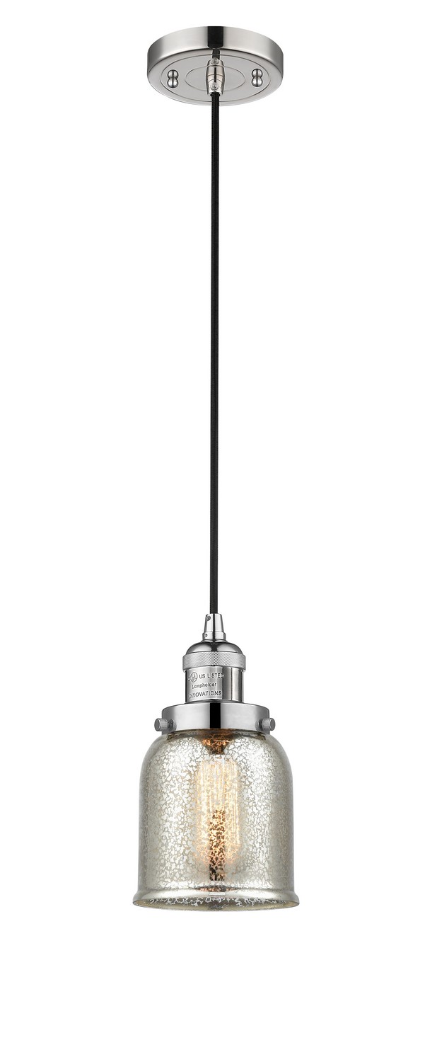 LED Mini Pendant by Innovations - Franklin Restoration Collection, Polished Nickel Finish - 201C-PN-G58-LED