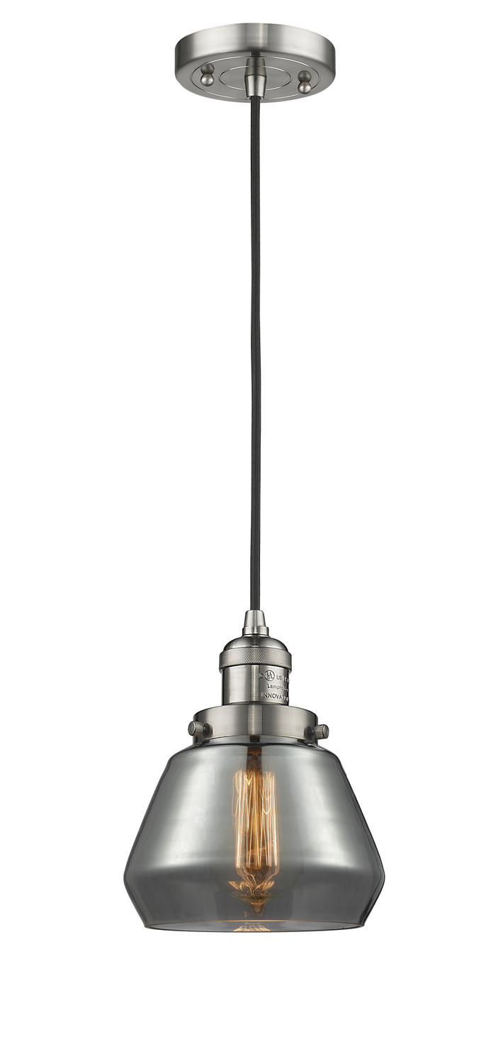 LED Mini Pendant by Innovations - Franklin Restoration Collection, Brushed Satin Nickel Finish - 201C-SN-G173-LED