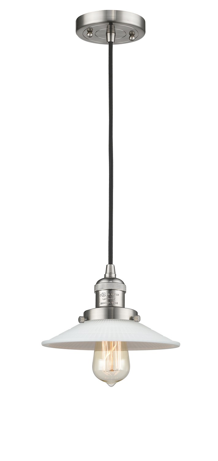 LED Mini Pendant by Innovations - Franklin Restoration Collection, Brushed Satin Nickel Finish - 201C-SN-G1-LED