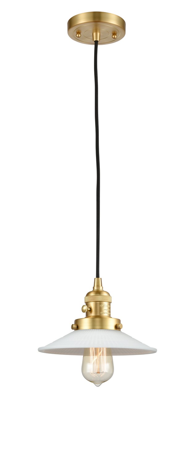 LED Mini Pendant by Innovations - Franklin Restoration Collection, Satin Gold Finish - 201CSW-SG-G1-LED