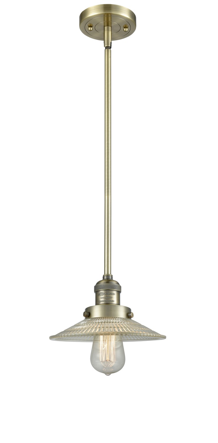 LED Mini Pendant by Innovations - Franklin Restoration Collection, Antique Brass Finish - 201S-AB-G2-LED